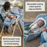 Ingenuity Proper Positioner 7-in-1 deluxe high chair for babies and toddlers