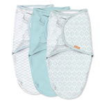 SwaddleMe by Ingenuity Original Swaddle small/medium 0-3 months 3-pack Newport Shores 100% cotton baby wrap