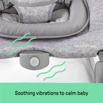 Summer 2-in-1 baby bouncer and rocker duo in light gray tweed