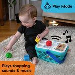 Baby Einstein and Hape Magic Touch Shopping Basket toy for toddlers