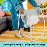 Bright Starts Whimsical Wild Portable Swing, lightweight design, easy for travel, with foldable features.