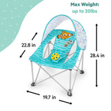 Bright Starts Disney Baby Finding Nemo Pop 'N Chill Travel Seat, Blue