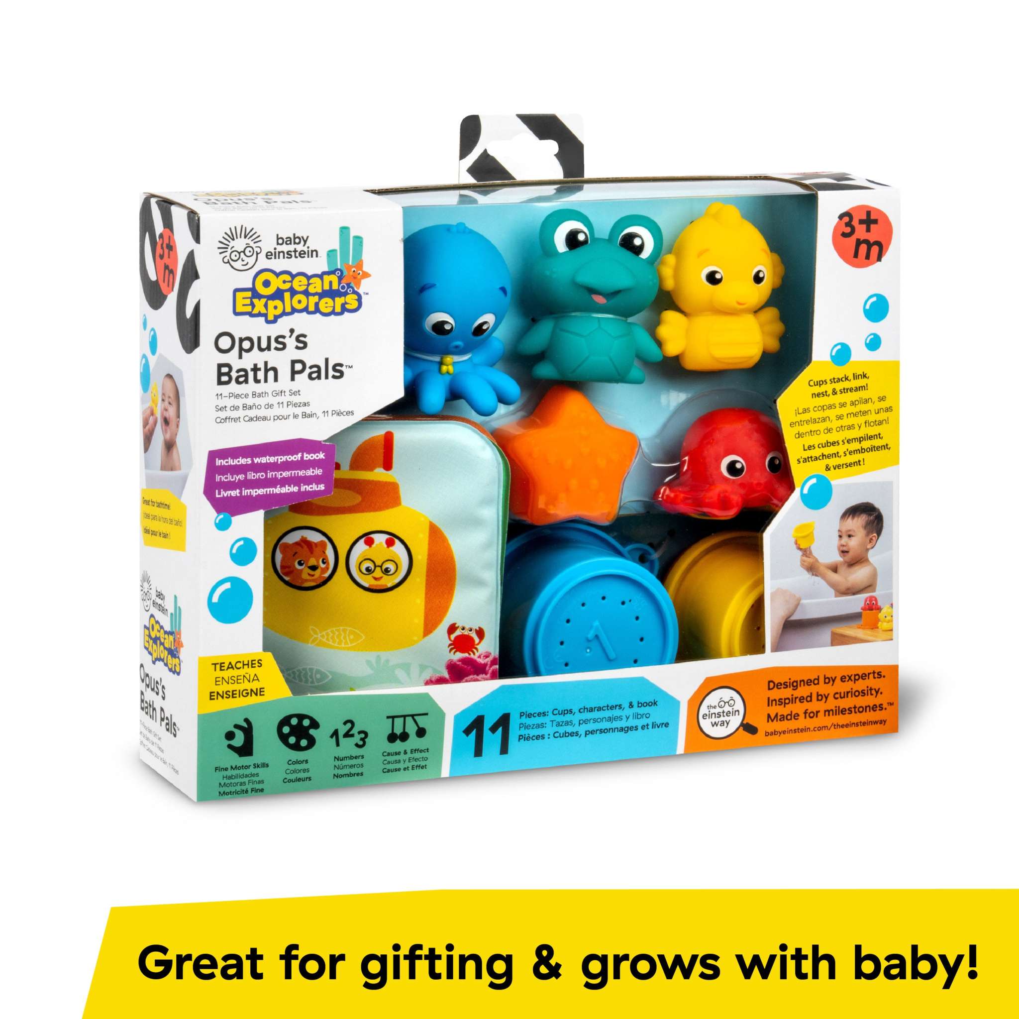 Opus Bath Pals 11-Piece Bath Gift Set