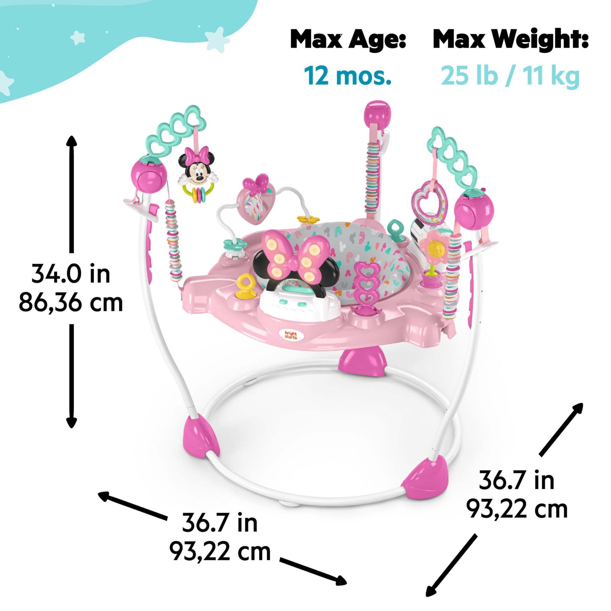 Minnie Mouse Forever Besties Baby Activity Jumper