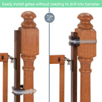 Ingenuity Banister to Banister Universal Kit for safe gate installation on stairways without drilling