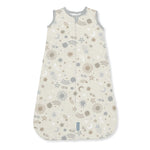 SwaddleMe by Ingenuity baby night sack sleeper in celestial dance print for 0-3 months, 100% cotton wearable blanket with 2-way zipper and cozy design