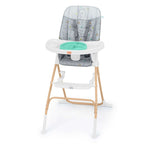 Winnie the Pooh compact high chair with foldable design and 3-section Twist ‘N Dine plate for easy self-feeding