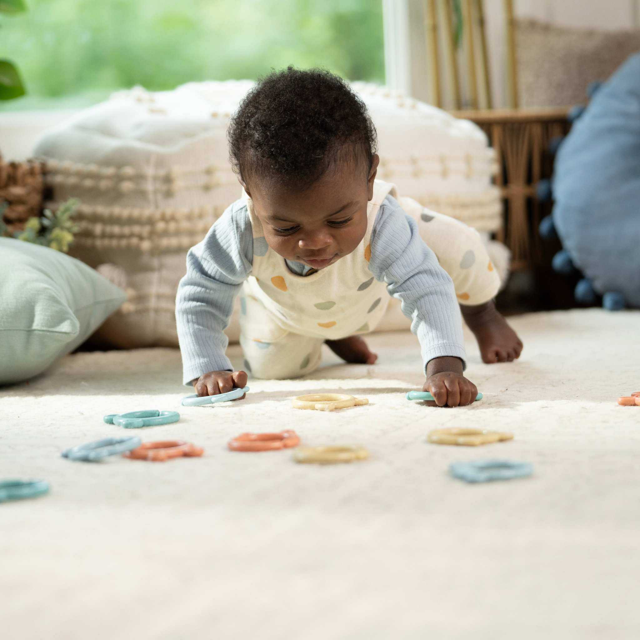 Ingenuity Sheppy's Squad BPA-free plant-based baby toy links