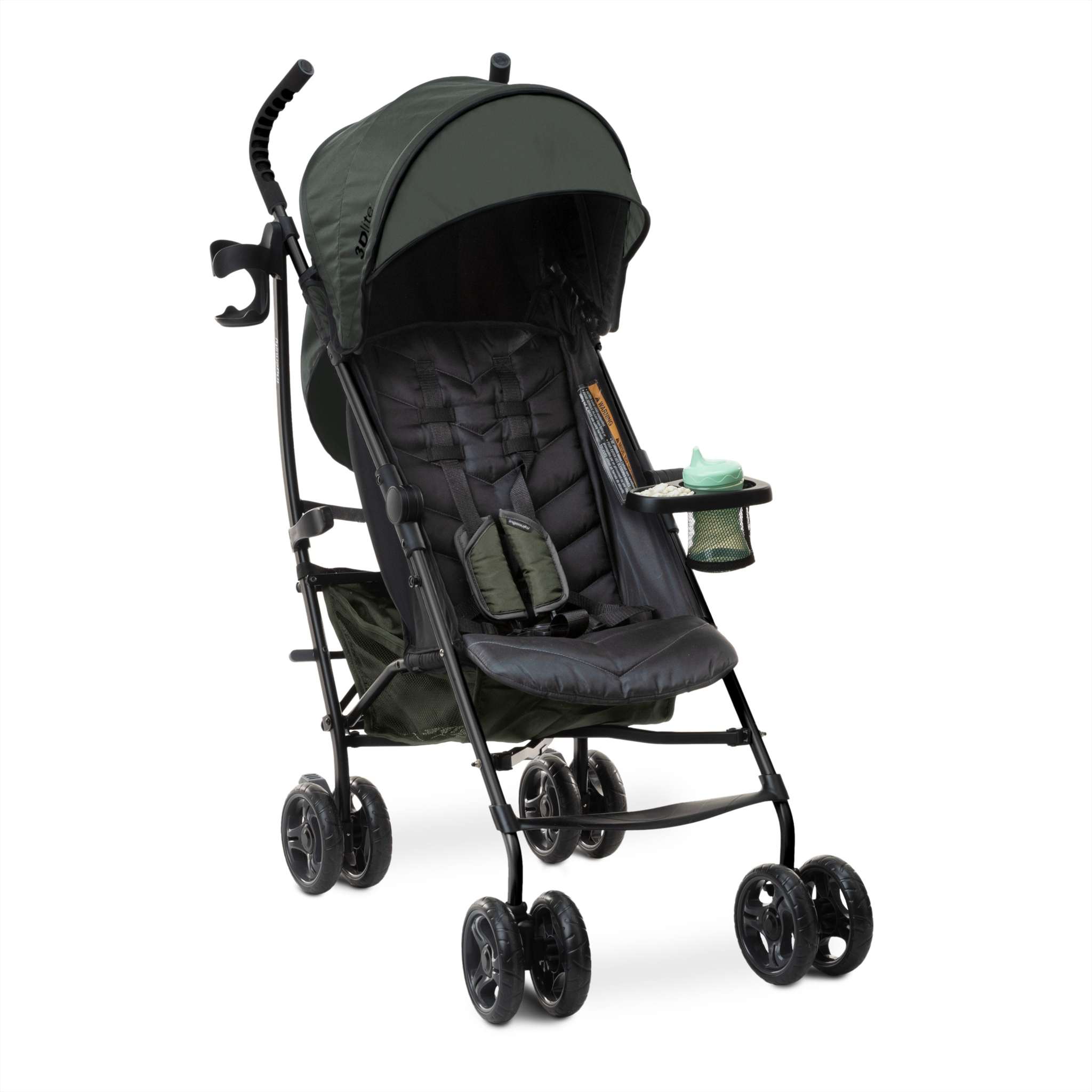 Green Ingenuity 3Dlite Convenience Stroller lightweight with cup holders