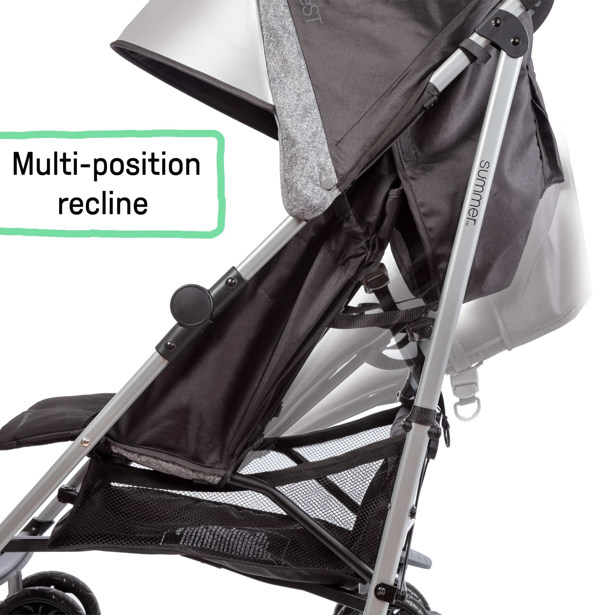 Ingenuity 3Dlite ST lightweight infant stroller with canopy and storage basket