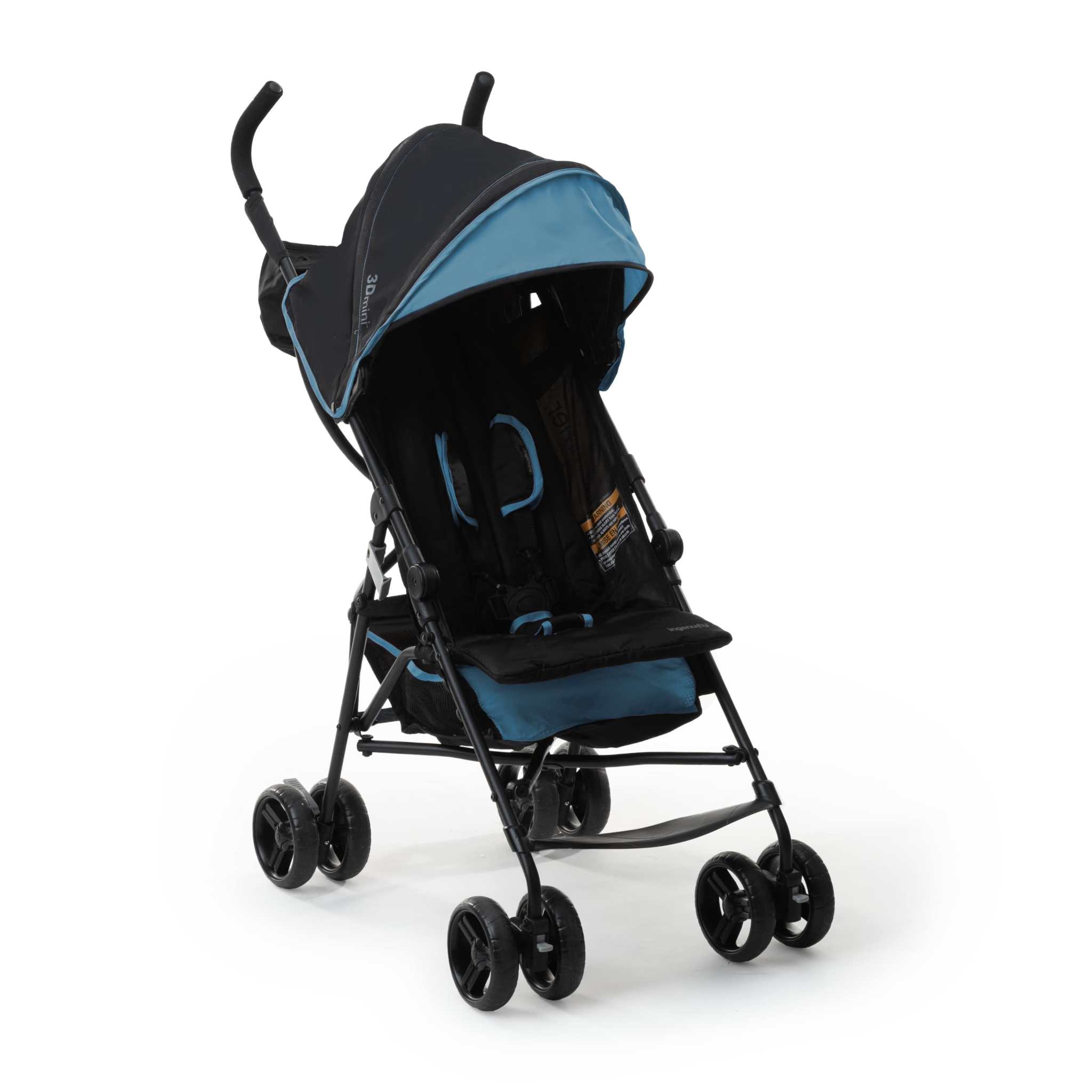 Blue Ingenuity 3Dmini lightweight convenience stroller folded
