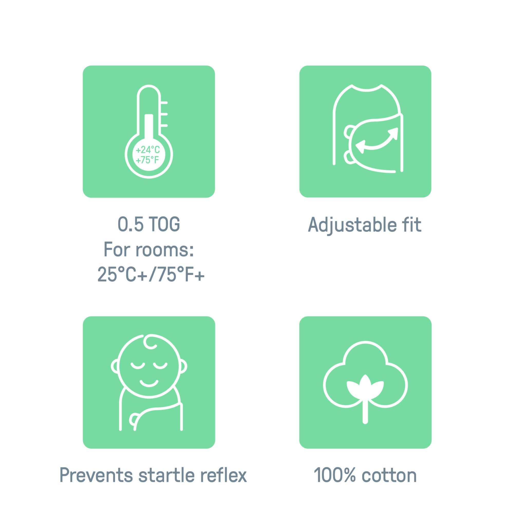 SwaddleMe by Ingenuity Original Swaddle for newborns 0-3 months, 100% cotton, 3-pack, small/medium size