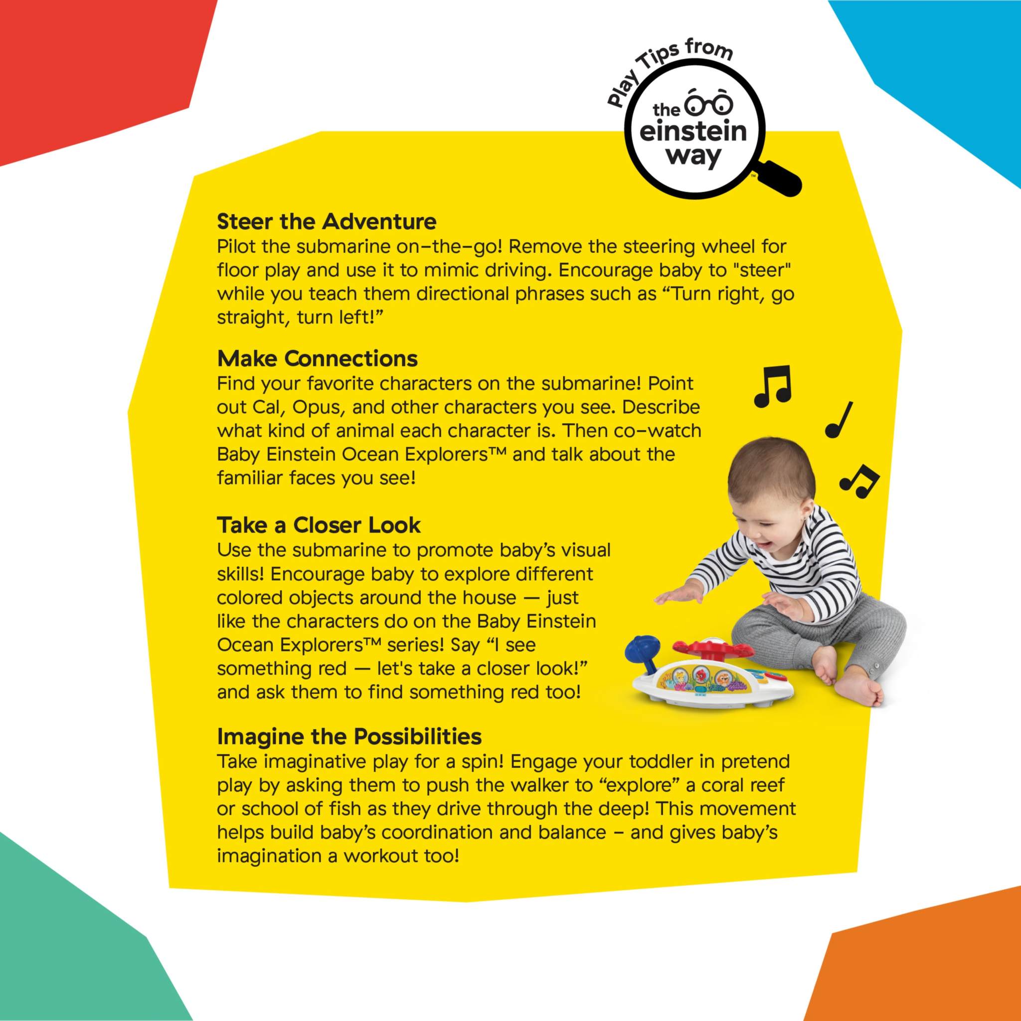 Submarine Baby Walker Dive & Discover 3-in-1