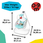 baby einstein compact swing