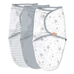 SwaddleMe by Ingenuity Original newborn swaddle size SM 0-3 months 3-pack Twinkle Twinkle design