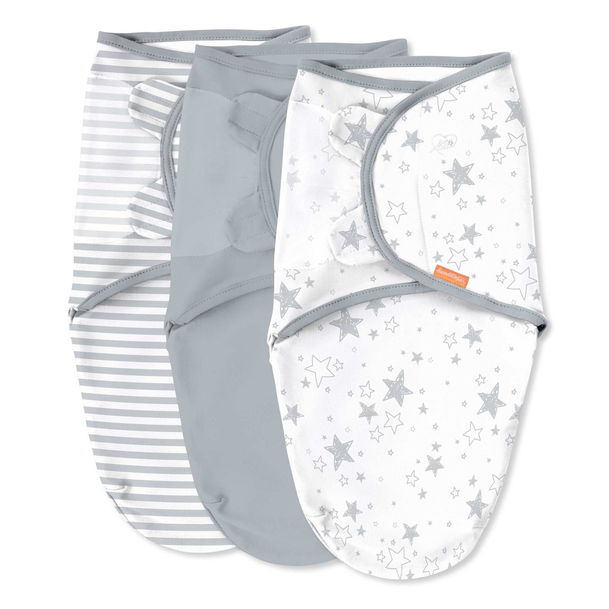 SwaddleMe by Ingenuity Original newborn swaddle size SM 0-3 months 3-pack Twinkle Twinkle design