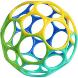 Oball Easy Grasp Classic Ball Infant Toy in Blue/Green, 4"